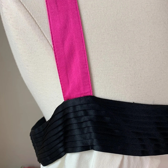 SUE WONG Retro 60s 70s Silk Dress Mod Hippie Cocktail Party, Size 12 - Picture 11 of 13